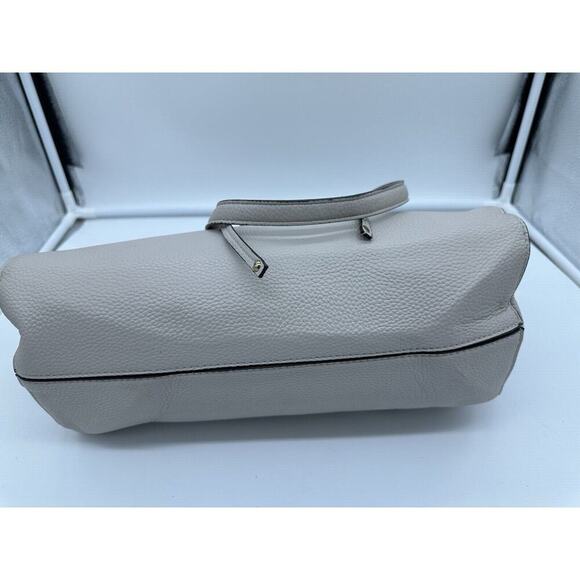 NANETTE LAPORE Light Gray Bowed Shoulder Bag Double Handeled Purse - Picture 11 of 12